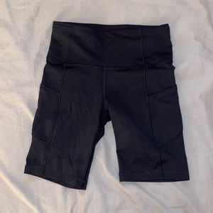 Lululemon Fast and free biker shorts 8”